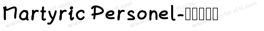 Martyric Personel字体转换